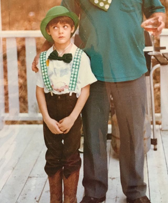 Be as innocent as this precious little Leprechaun today... #happystpatricksday #throwback
